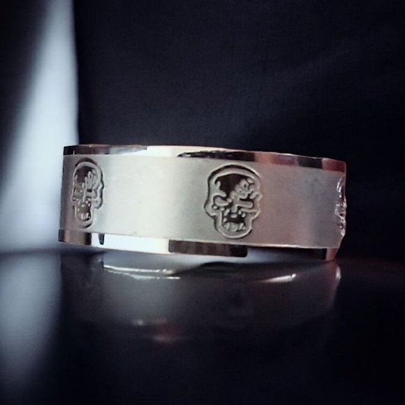Other - MEN'S SKULL BAND RING STAINLESS STEEL SIZE 12